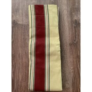 Waverly  Capulet Stripe  Gold~Multi Colored Stripes~42"X87"~Lined/single Panel